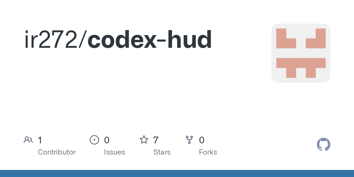 Удобный плагин Codex HUD для отслеживания в CLI