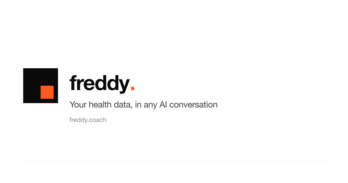 freddy: приложение для соединения данных о здоровье с AI