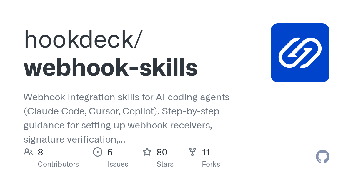 Интеграция вебхуков для AI-кодеров: Webhook Skills