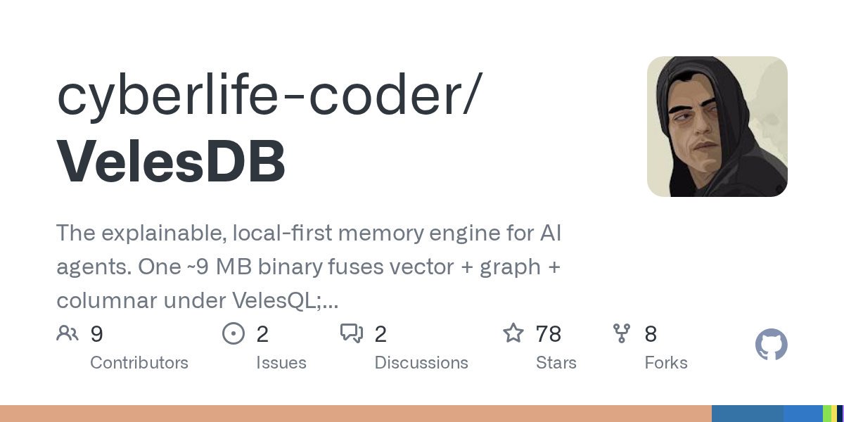 VelesDB: локальная память для AI-агентов с объяснимыми выводами