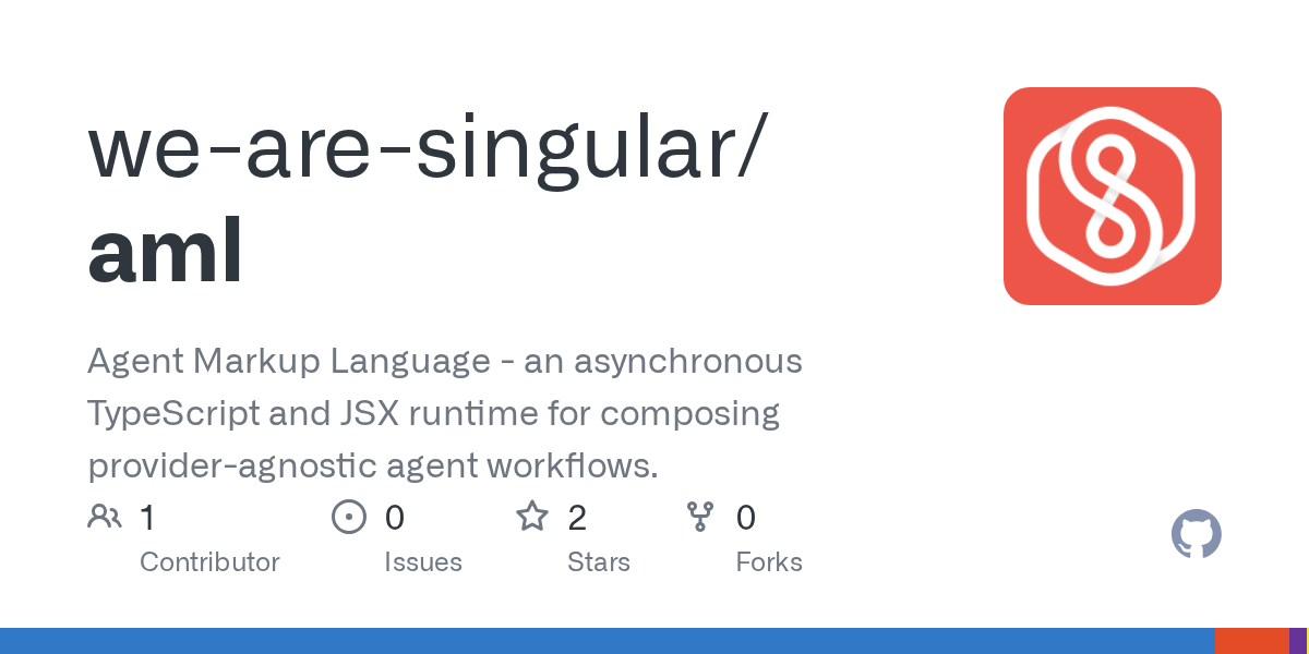 AML: открытый TypeScript JSX для агентских рабочих процессов