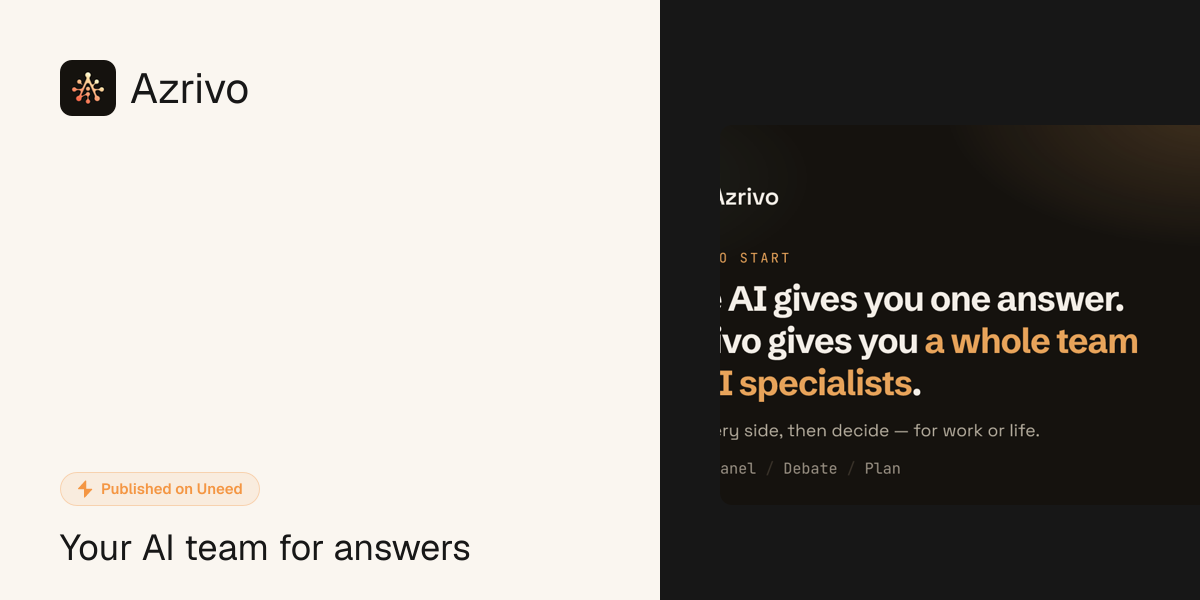 Azrivo: новый подход к взаимодействию с AI