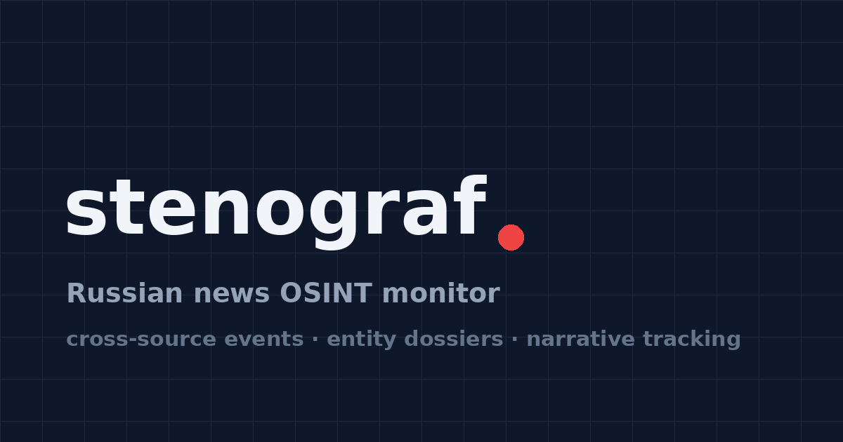 Stenograf: отслеживание новостей из России с переводом на английский