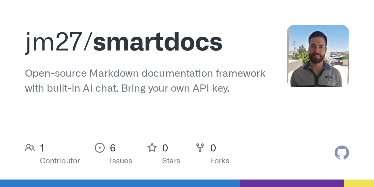 SmartDocs: open-source документация с AI-чатом и простым API
