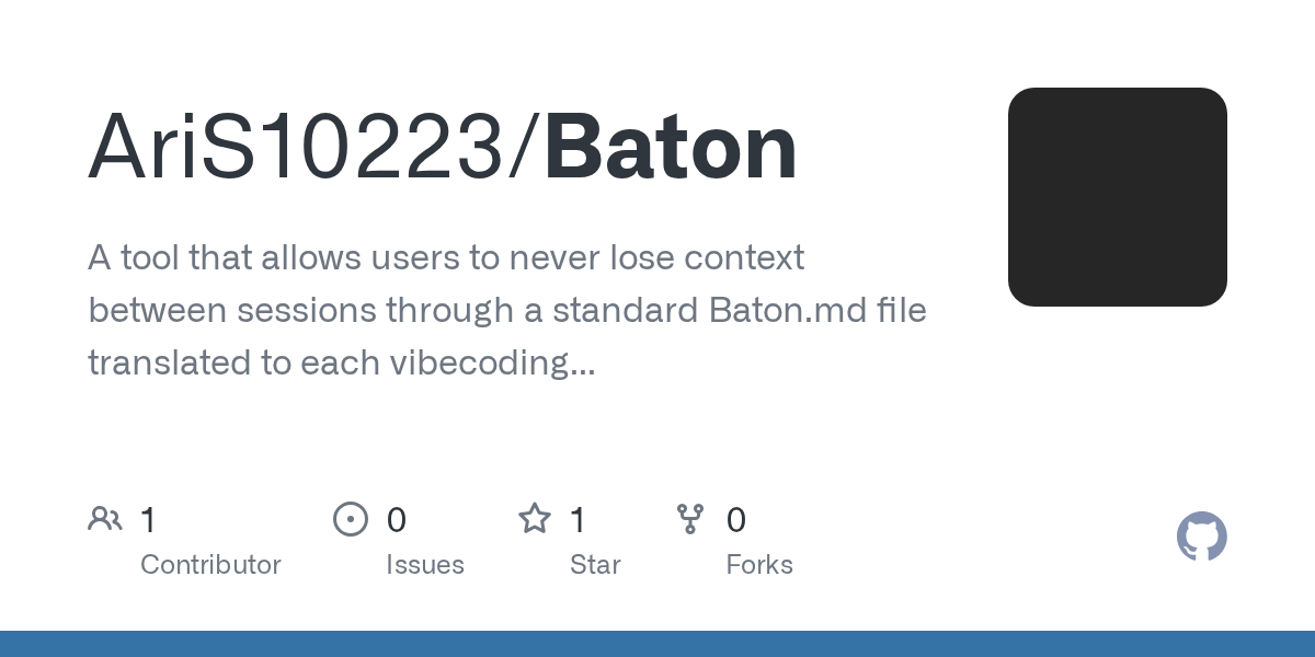 Baton: Удобный инструмент для синхронизации между AI-агентами
