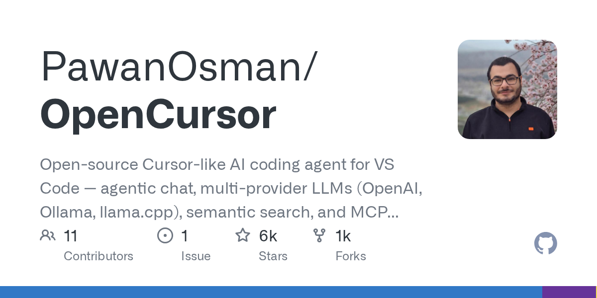 OpenCursor: Open-source AI Coding Agent for VS Code