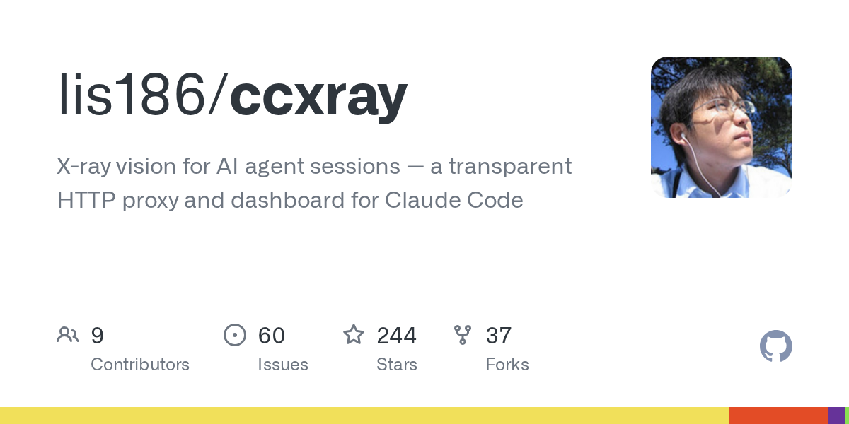 ccxray: X-ray видимость для сессий AI-агентов
