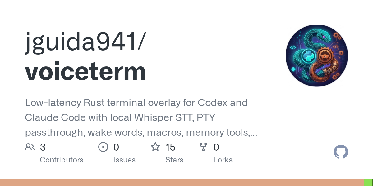 VoiceTerm v1.2.5: локальный голосовой интерфейс для Codex и Claude Code