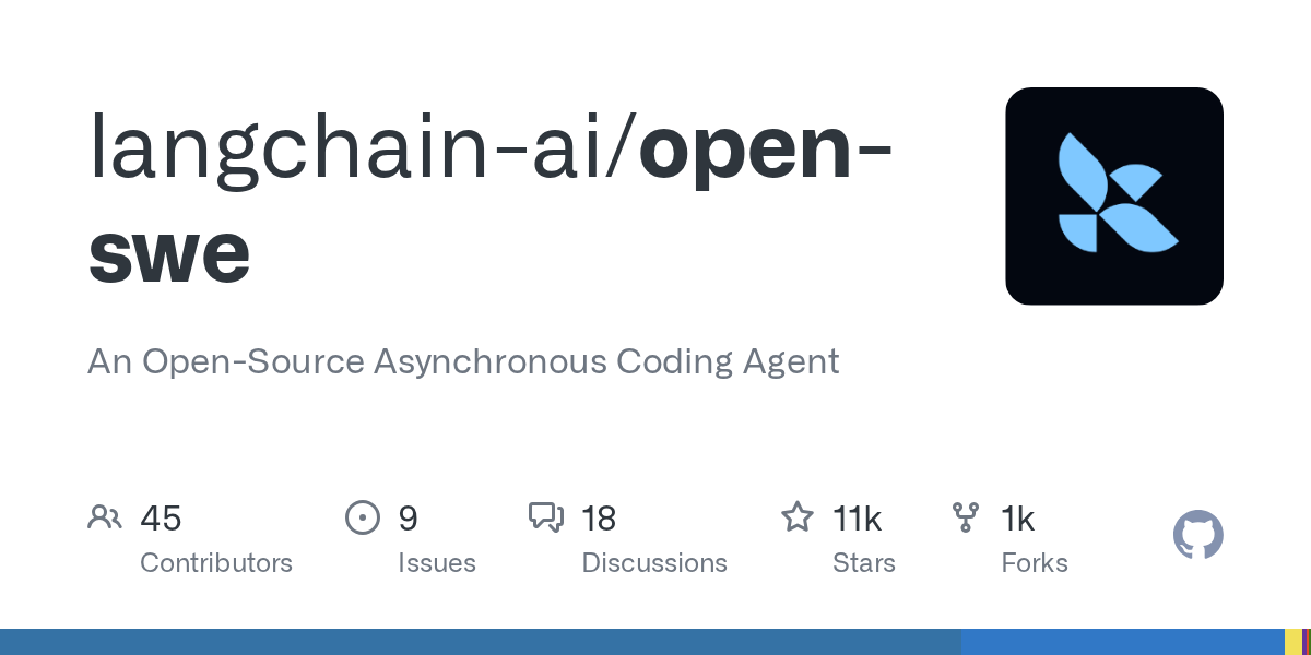 Open SWE: Open-Source Asynchronous Coding Agent для разработки