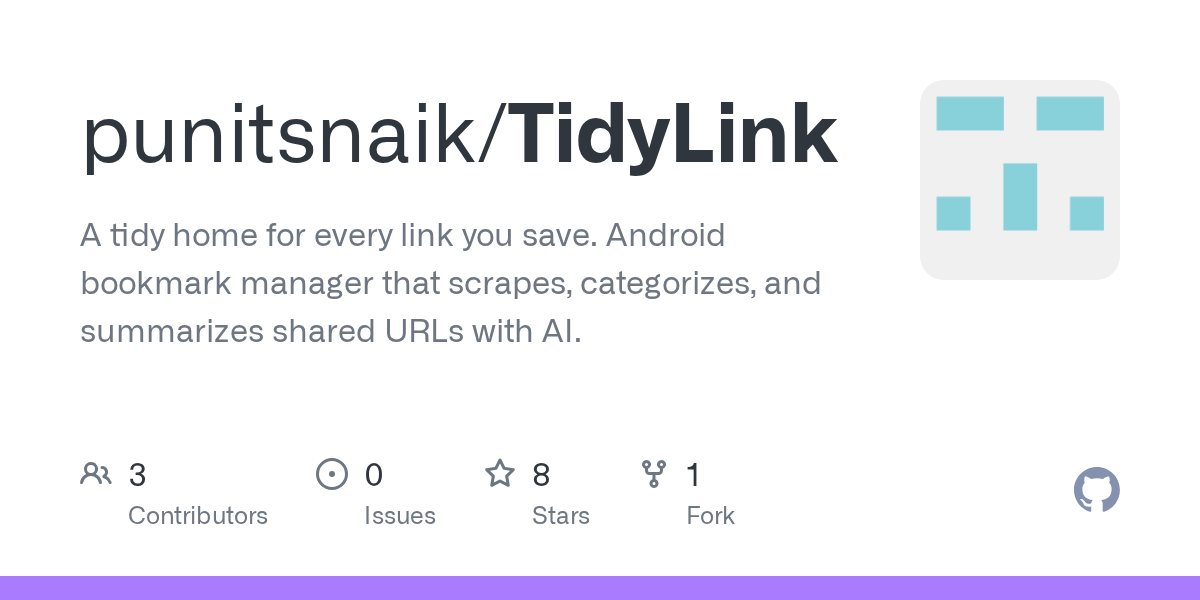 TidyLink: приватный менеджер закладок для Android