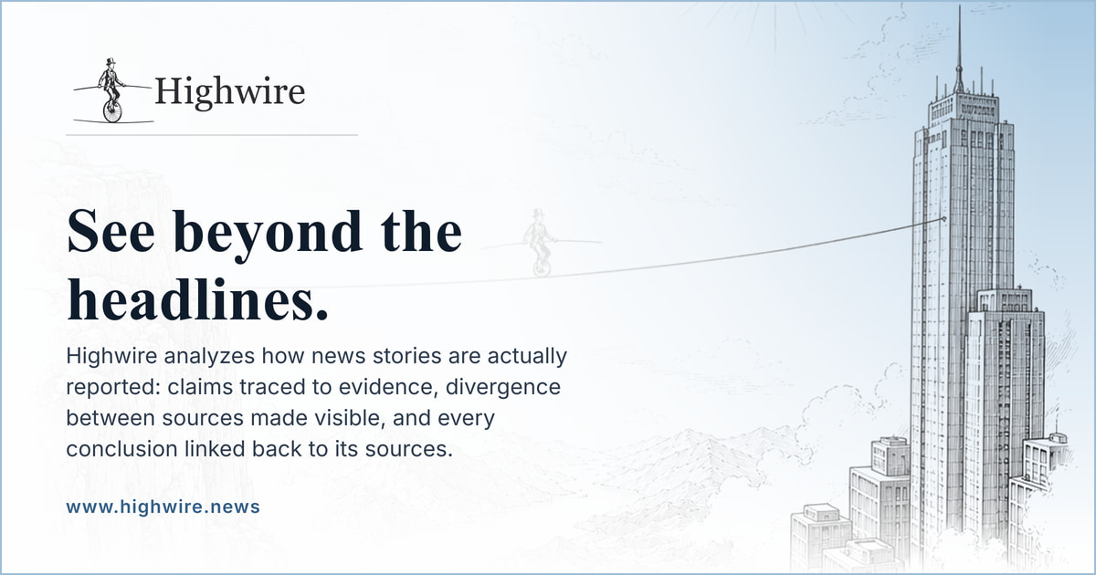 Highwire: новостной агрегатор для анализа освещения событий