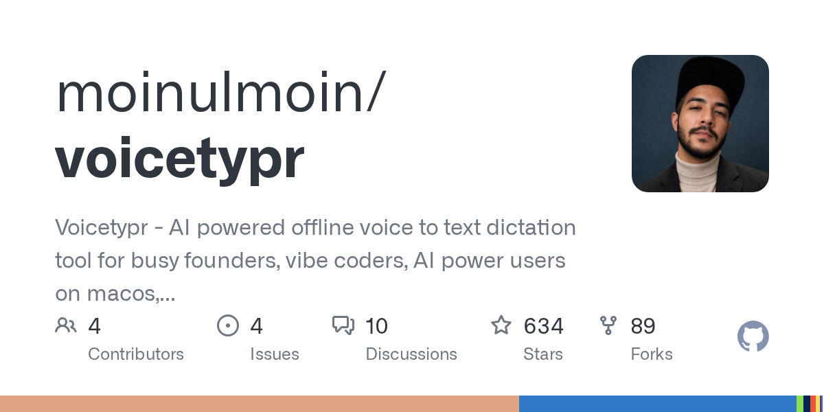 Voicetypr: AI Инструмент для Оффлайн Диктовки Голосом