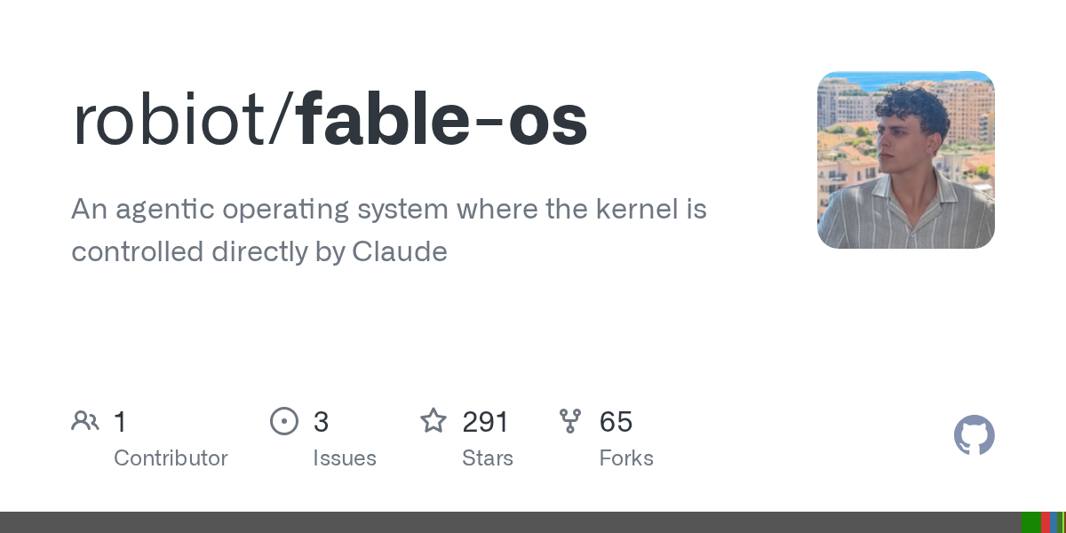 Создание саморазвивающейся операционной системы Fable-os