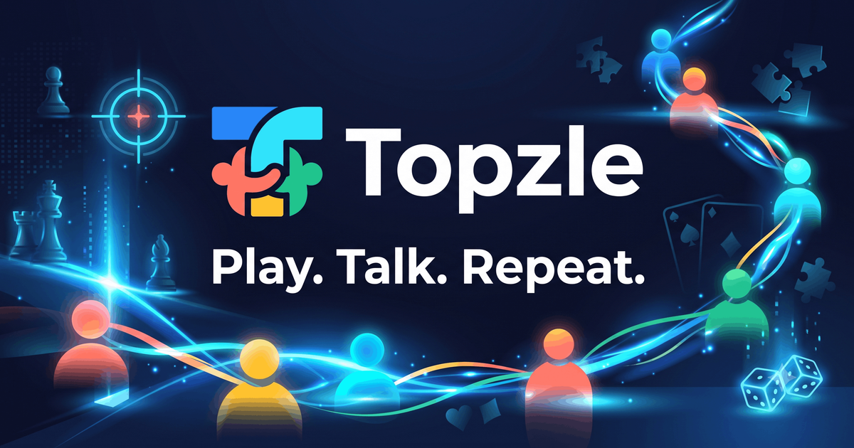 Topzle: браузерная игровая комната для друзей