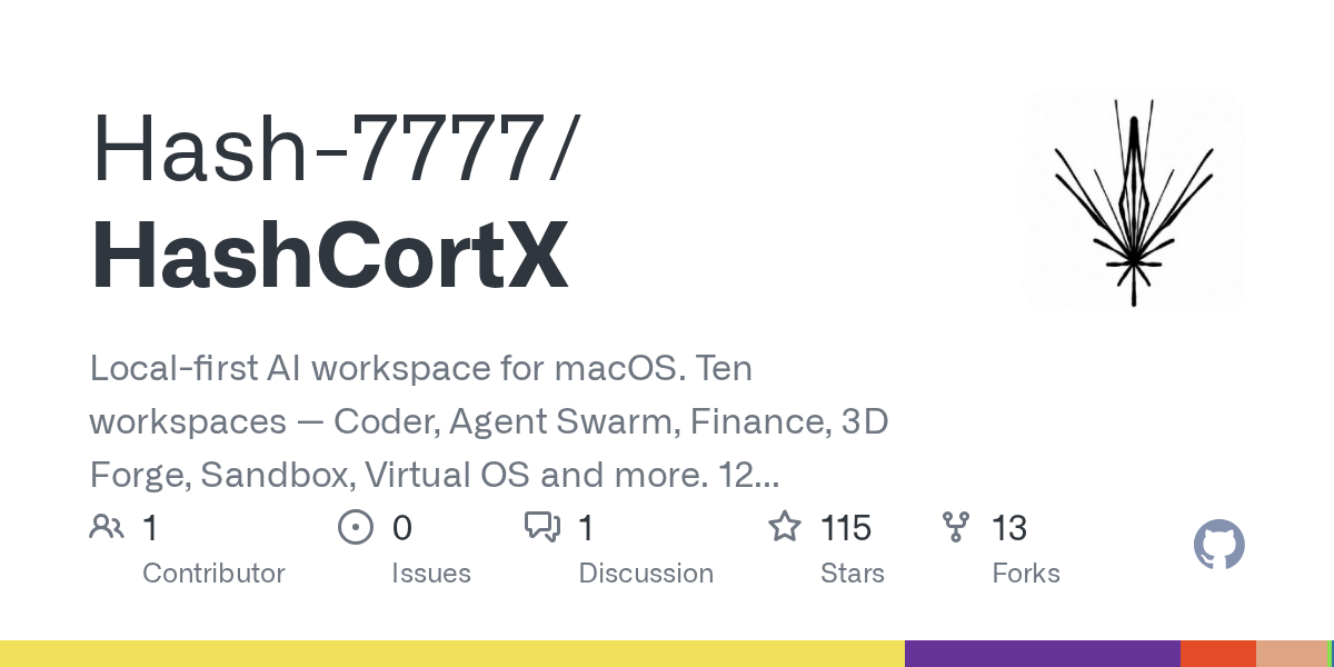 HashCortX: локальный AI-рабочий пространство для macOS
