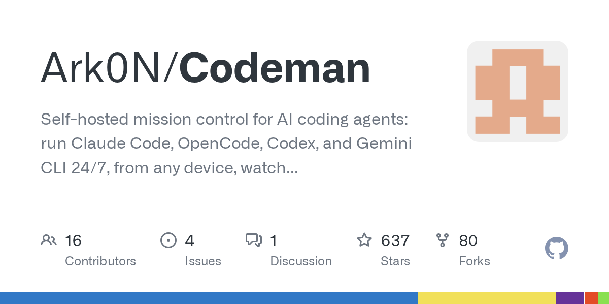 Codeman: самохостинг для AI-кодеров с множеством CLI