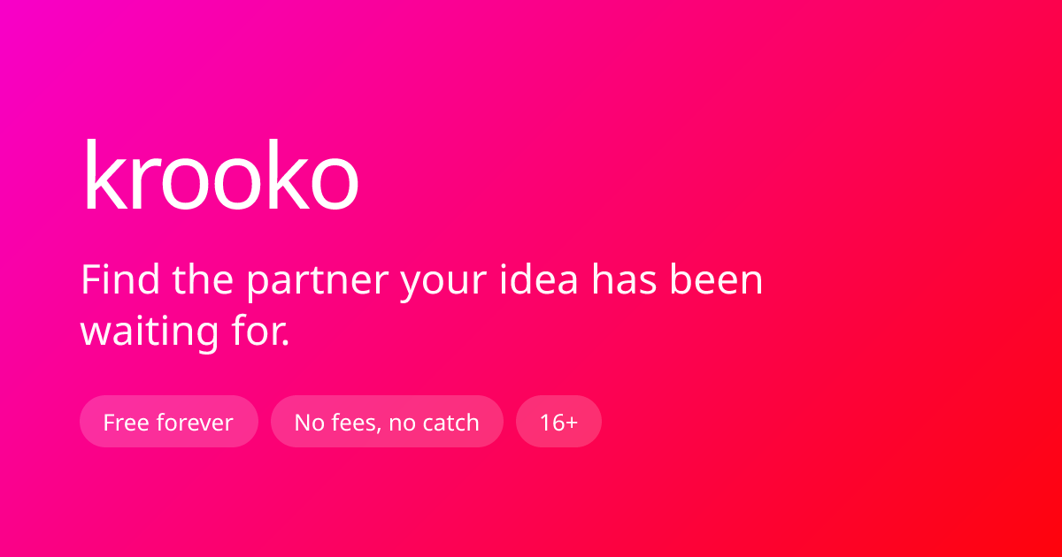 Krooko: Найдите партнёров для своего проекта с помощью AI