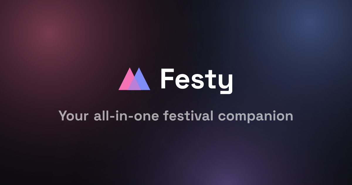Festy: приложение для планирования фестивалей с друзьями