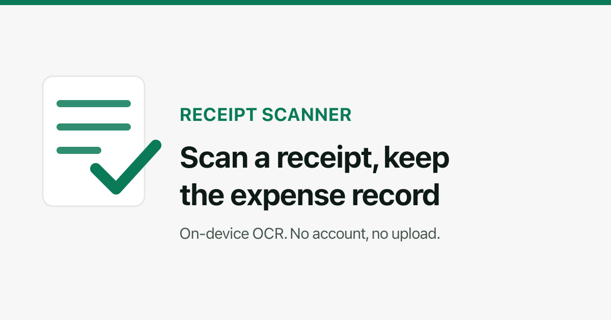Бесплатное приложение OCR для сканирования квитанций и бюджета