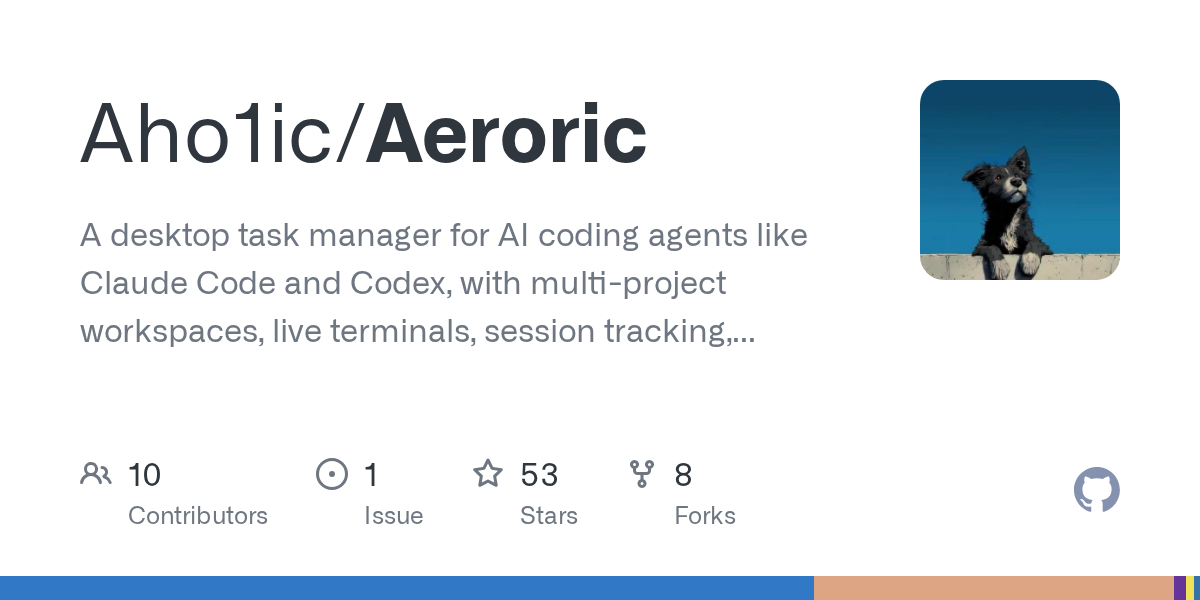 Aeroric: универсальный десктопный менеджер задач для AI-агентов