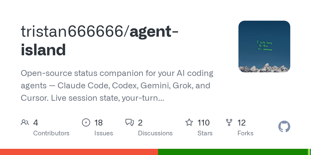 Agent Island: статус-компаньон для AI-кодеров