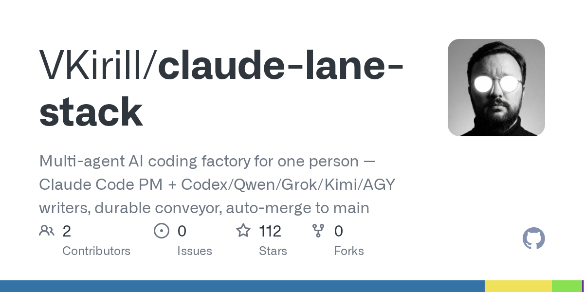 Claude Lane Stack: многоагентная AI-фабрика для кодирования