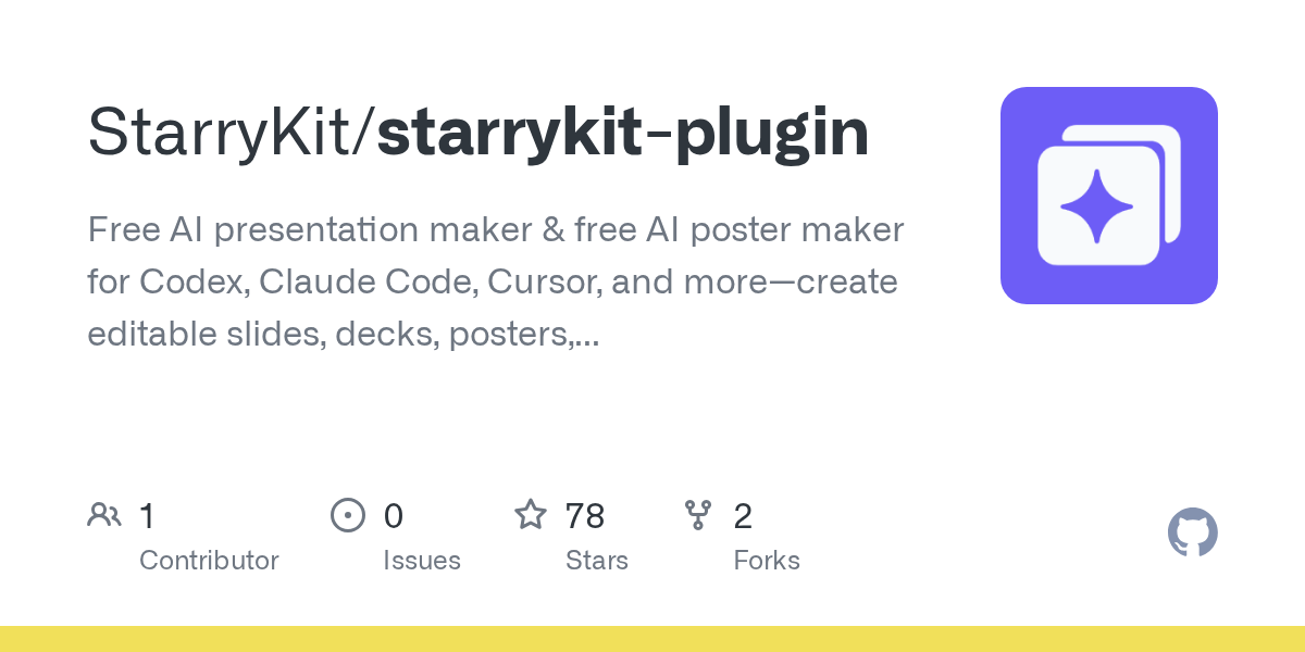 Бесплатный AI генератор презентаций и постеров StarryKit