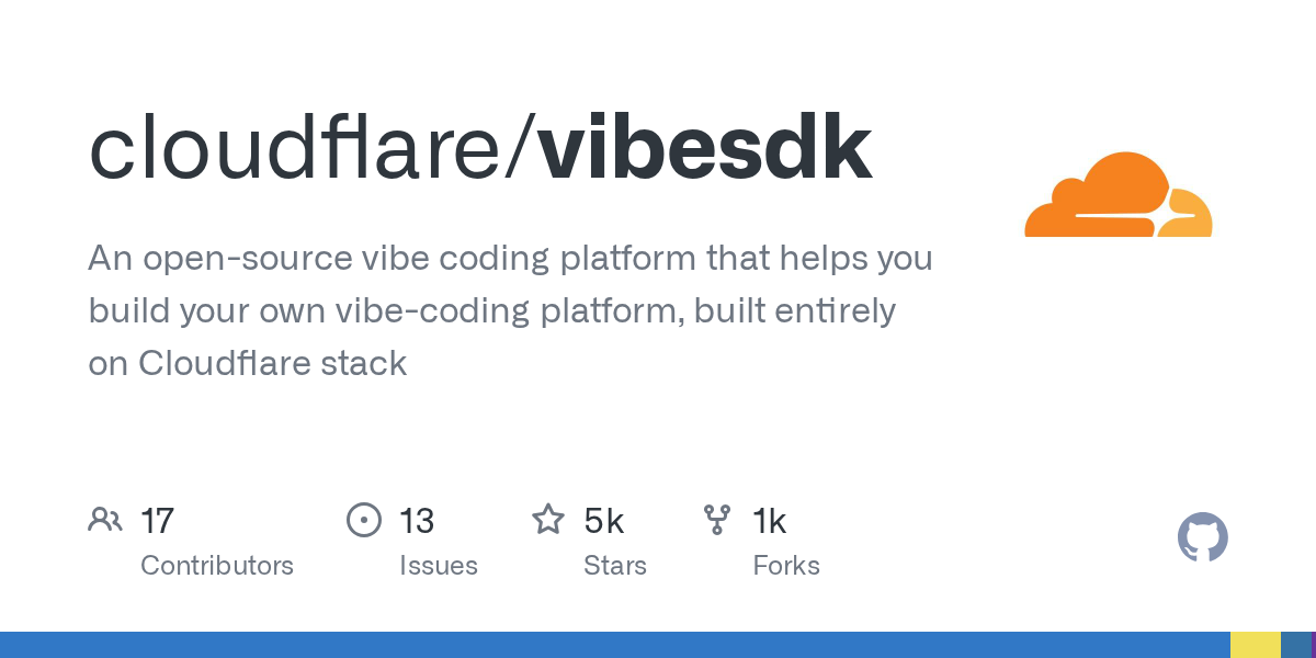 VibeSDK: Open Source Платформа для Vibe Coding