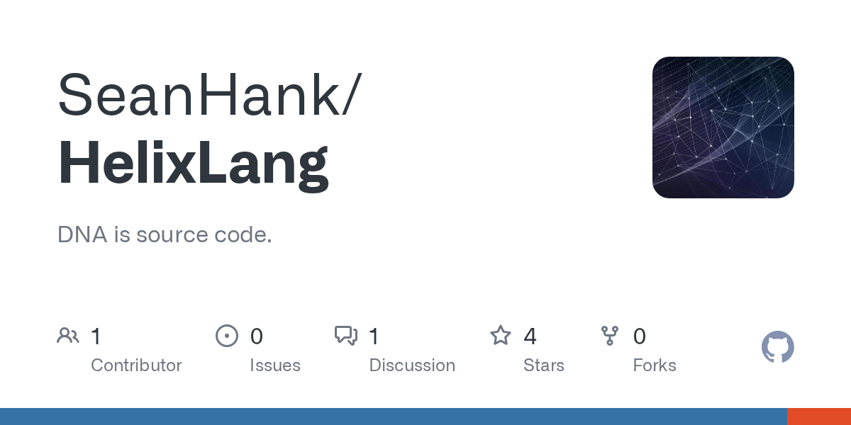 HelixLang: программный язык на основе ДНК