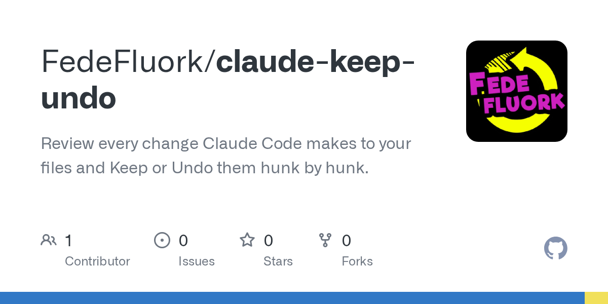 Расширение для VS Code: Keep / Undo для Claude Code