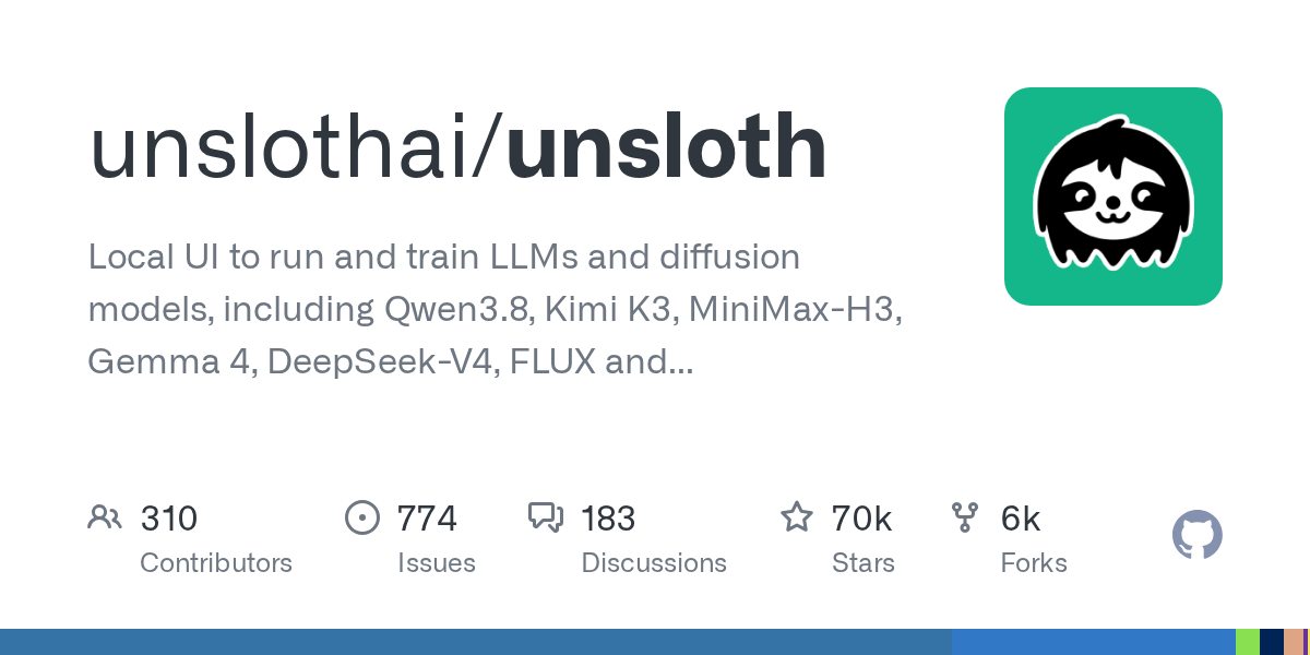 Запуск Unsloth Desktop: локальное обучение моделей на всех платформах