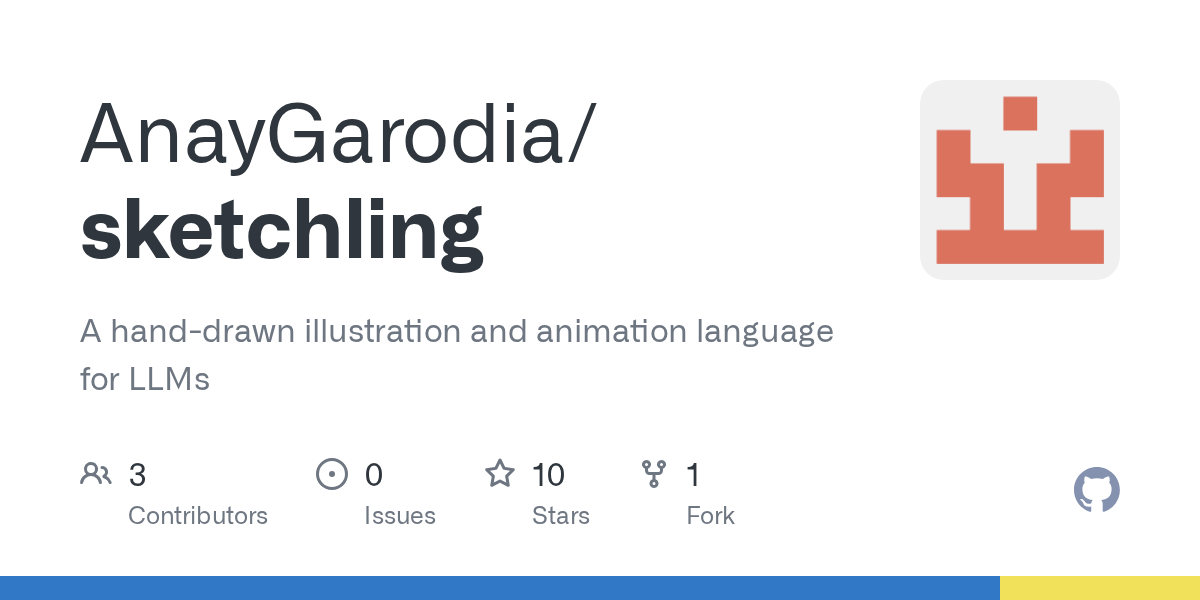 Создана библиотека sketchling для анимации в Claude Code — проект из VibeCoding ленты