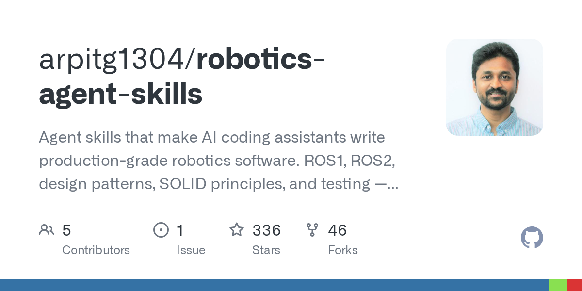 Robotics Agent Skills для AI-кодирования