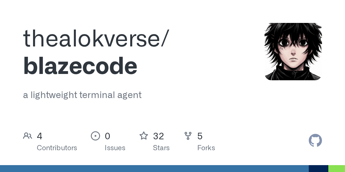 Blazecode: легкий терминальный агент для кодирования