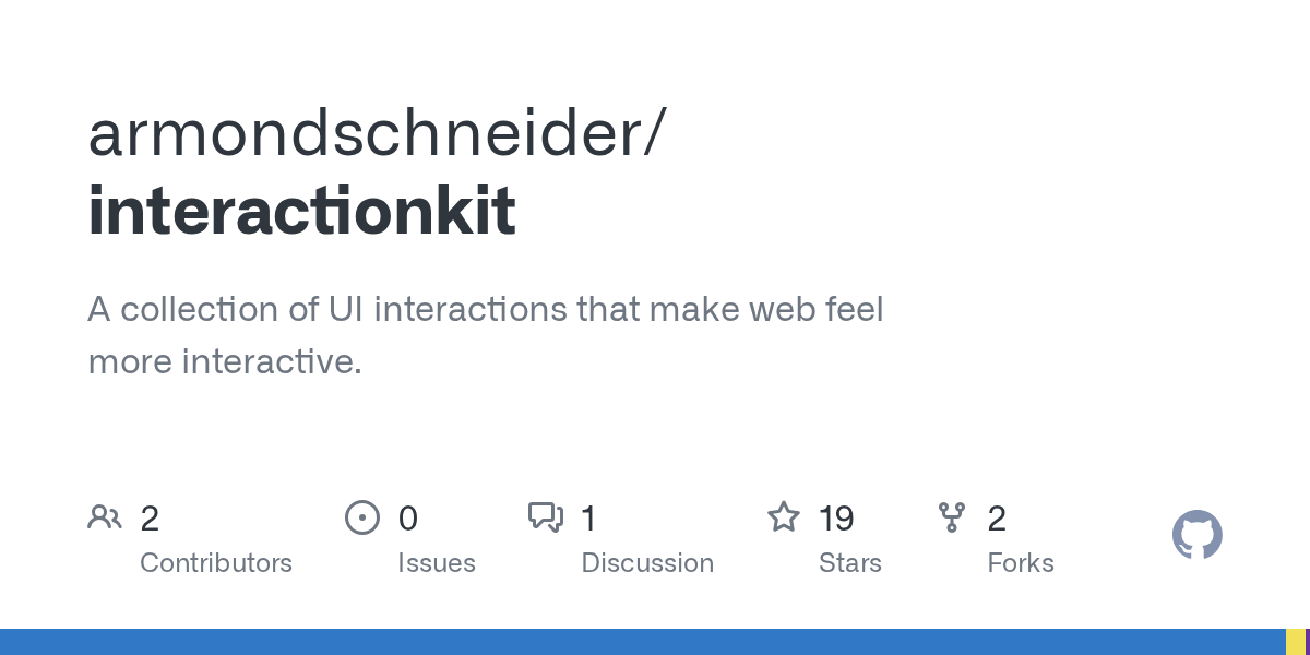 Собрание интеракций в Interaction Kit: открытый код и демо