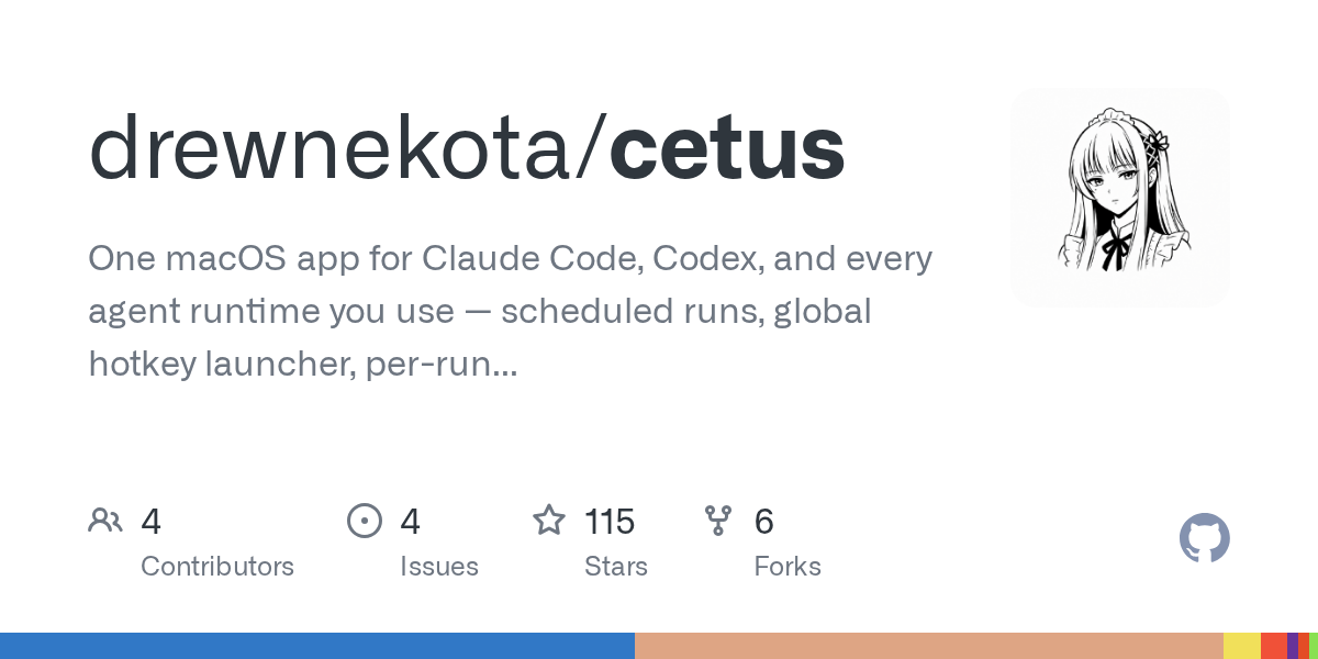 Cetus: универсальное приложение для работы с AI-агентами на macOS