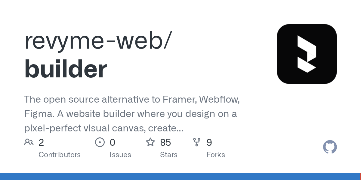 Revyme: Открытый аналог Framer для веб-дизайнеров