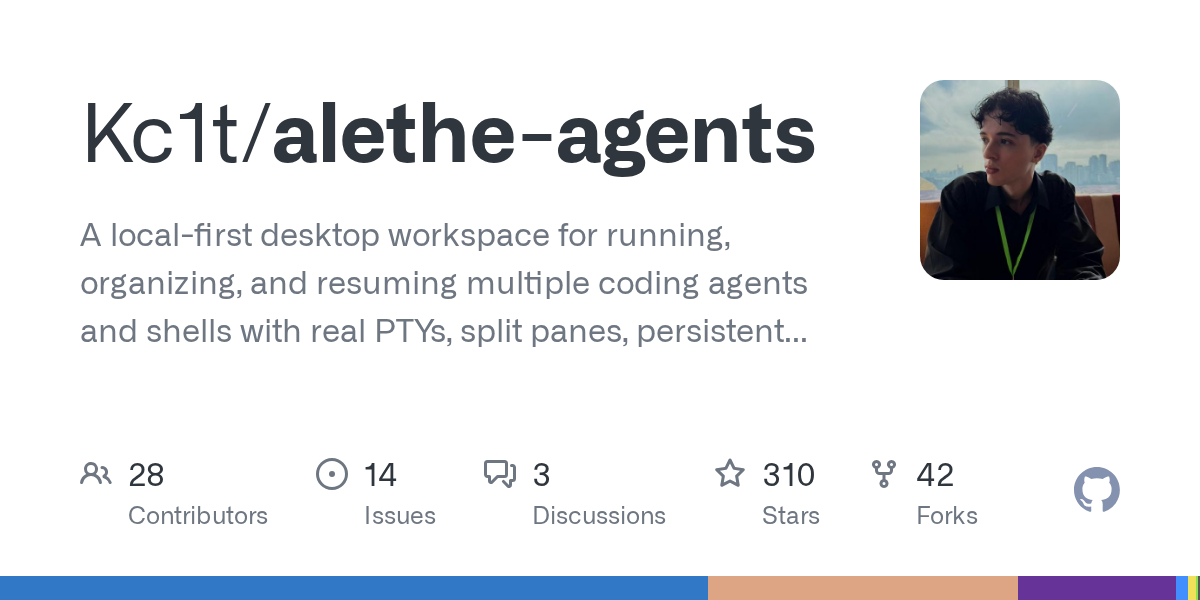 Alethe Agents: местное первое рабочее пространство для разработчиков