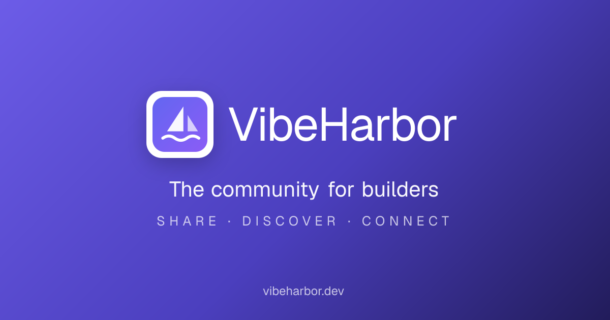 Сообщество VibeHarbor для создателей продуктов