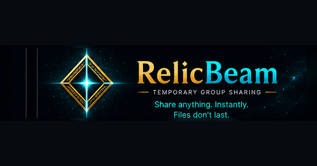 Обновление RelicBeam: QR-комнаты и новые функции для обмена файлами