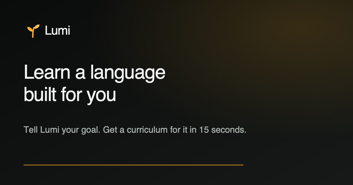 Lumi Language: сайт для путешественников с обучением фразам