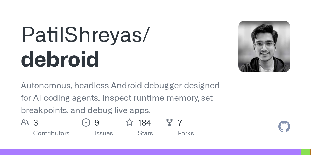 Debroid: Headless Android Debugger for AI Agents