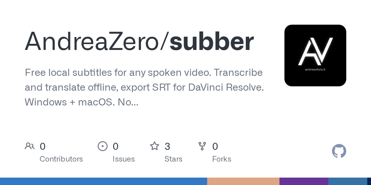 Subber: бесплатное приложение для генерации и перевода субтитров