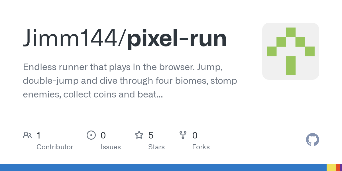 Как разработчик создал Pixel Run — ретро 2D платформер