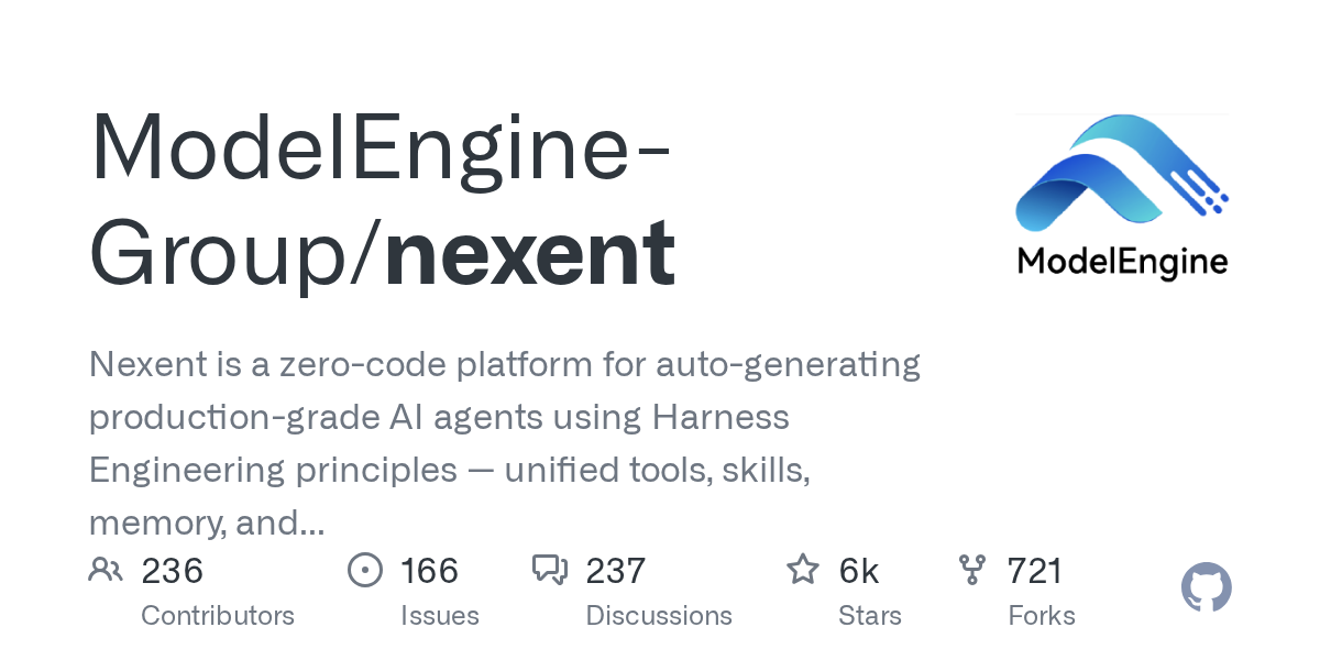 Nexent: Платформа для авто-генерации AI-агентов без кода
