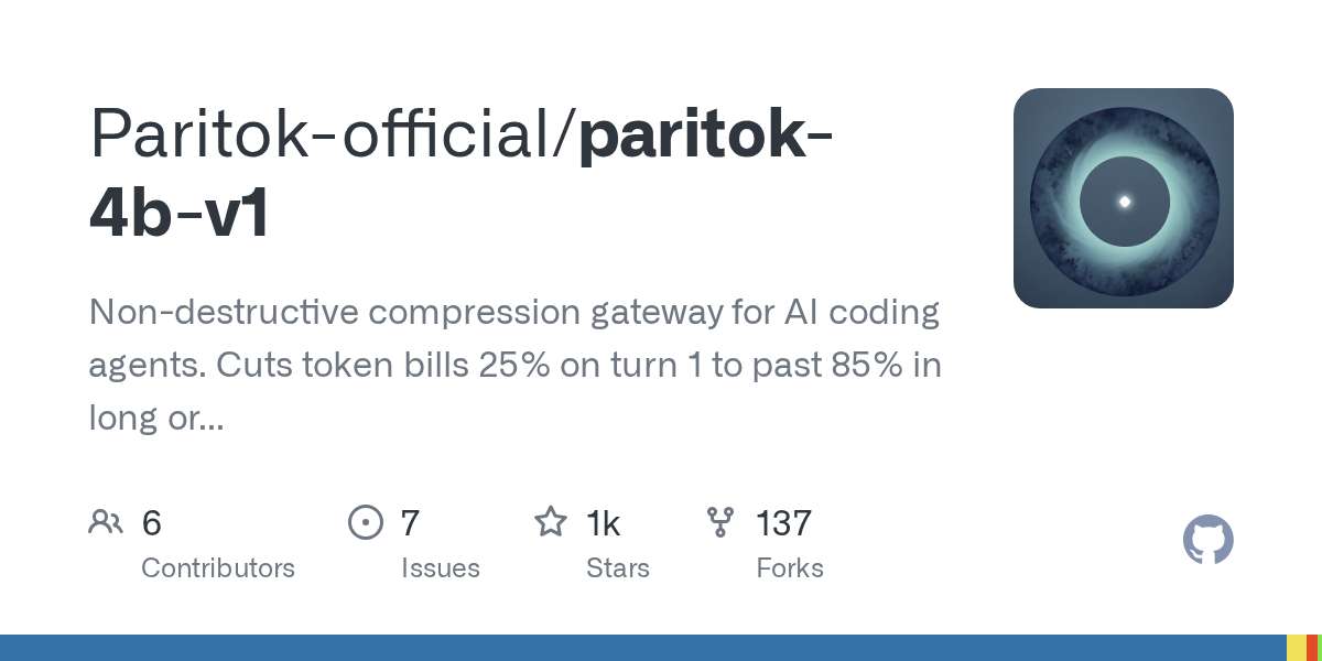 Paritok-4B-v1: Снижение затрат на токены для AI-агентов