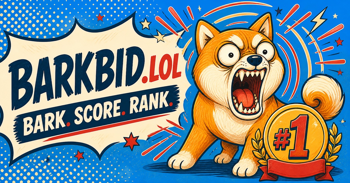 BarkBid: забавный рейтинг продуктов с помощью лая