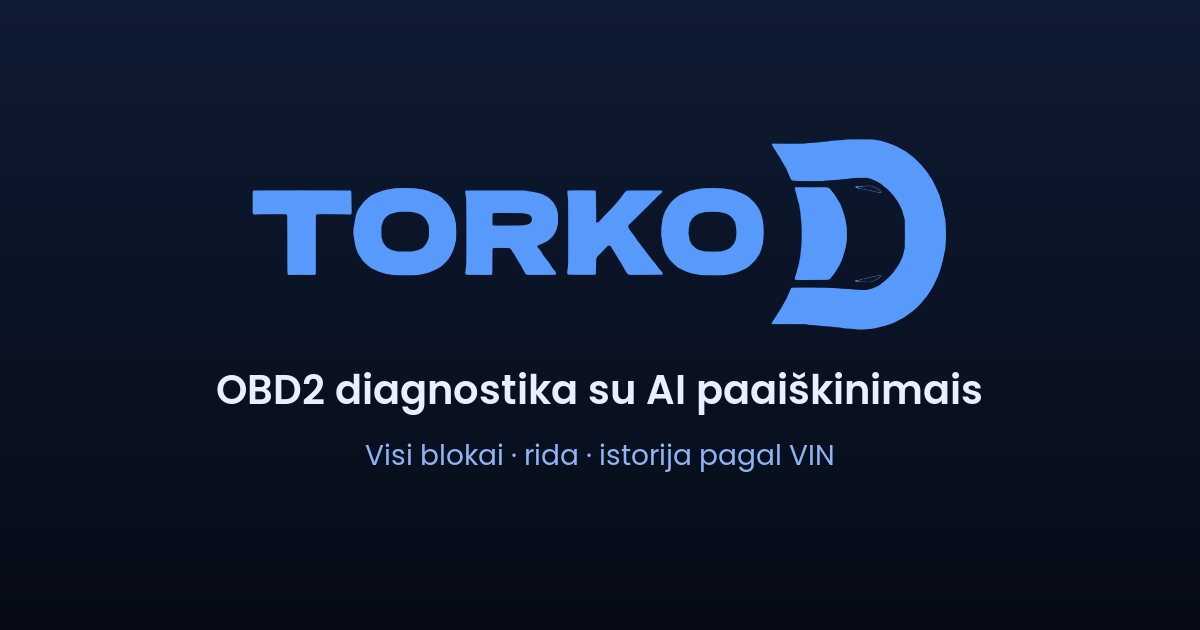 TORKO: бесплатное OBD2 приложение для диагностики автомобилей