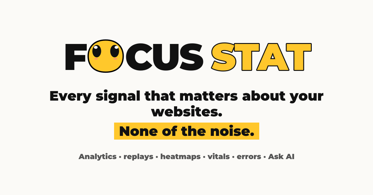FocusStat: аналитический инструмент, с которым можно поговорить