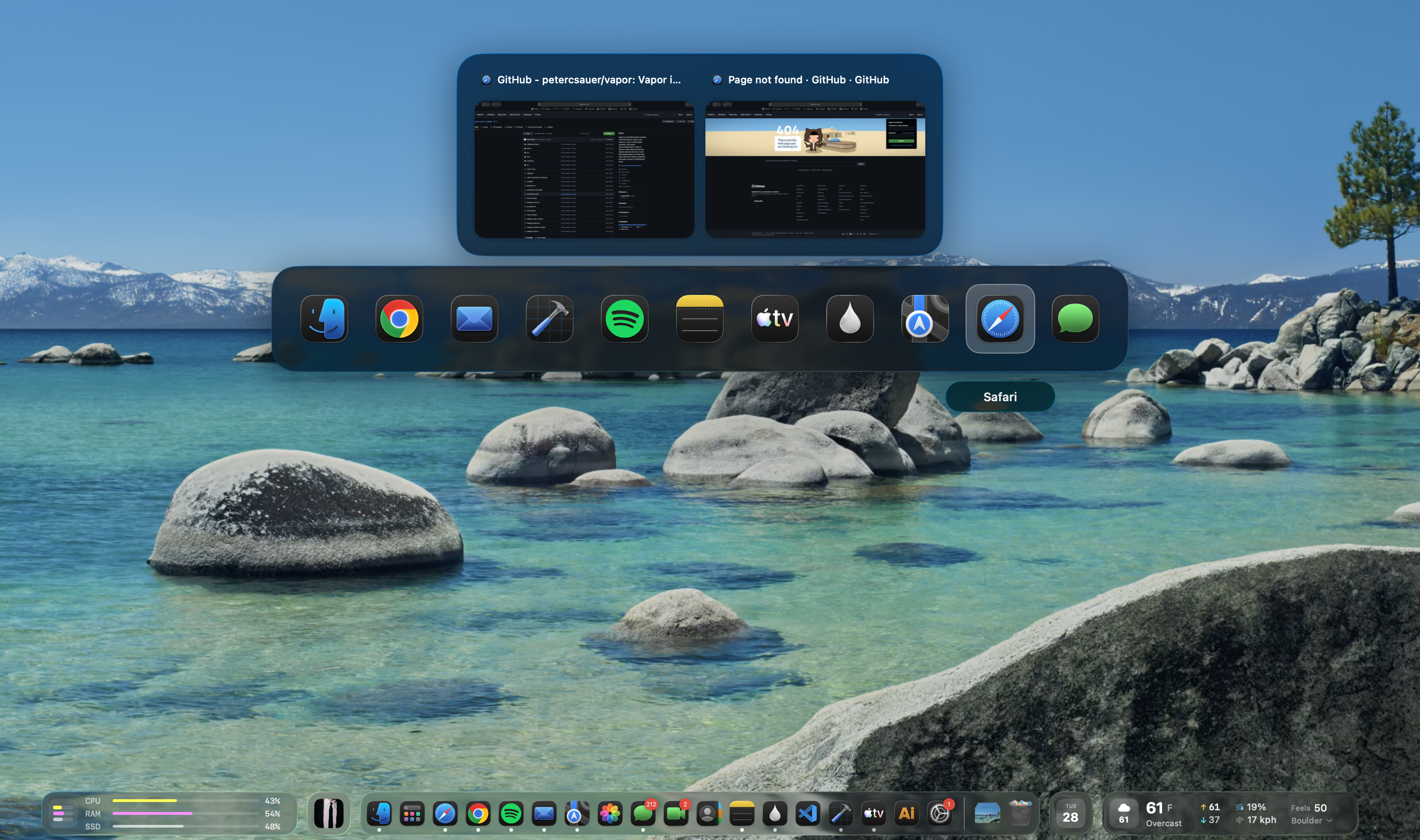 docktor: виджеты для пустого пространства в Dock macOS